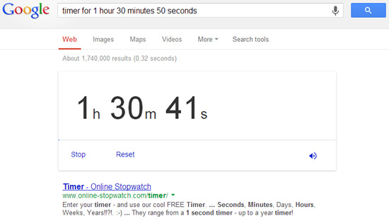 countdown timer google