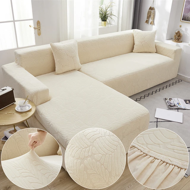 beige couch cover