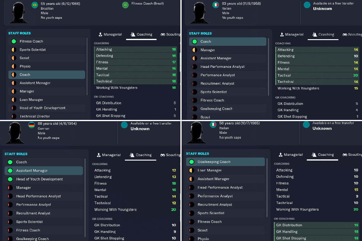 best coaches fm23