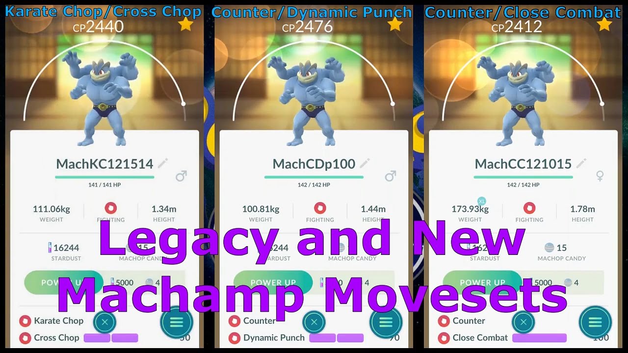 best machamp moveset