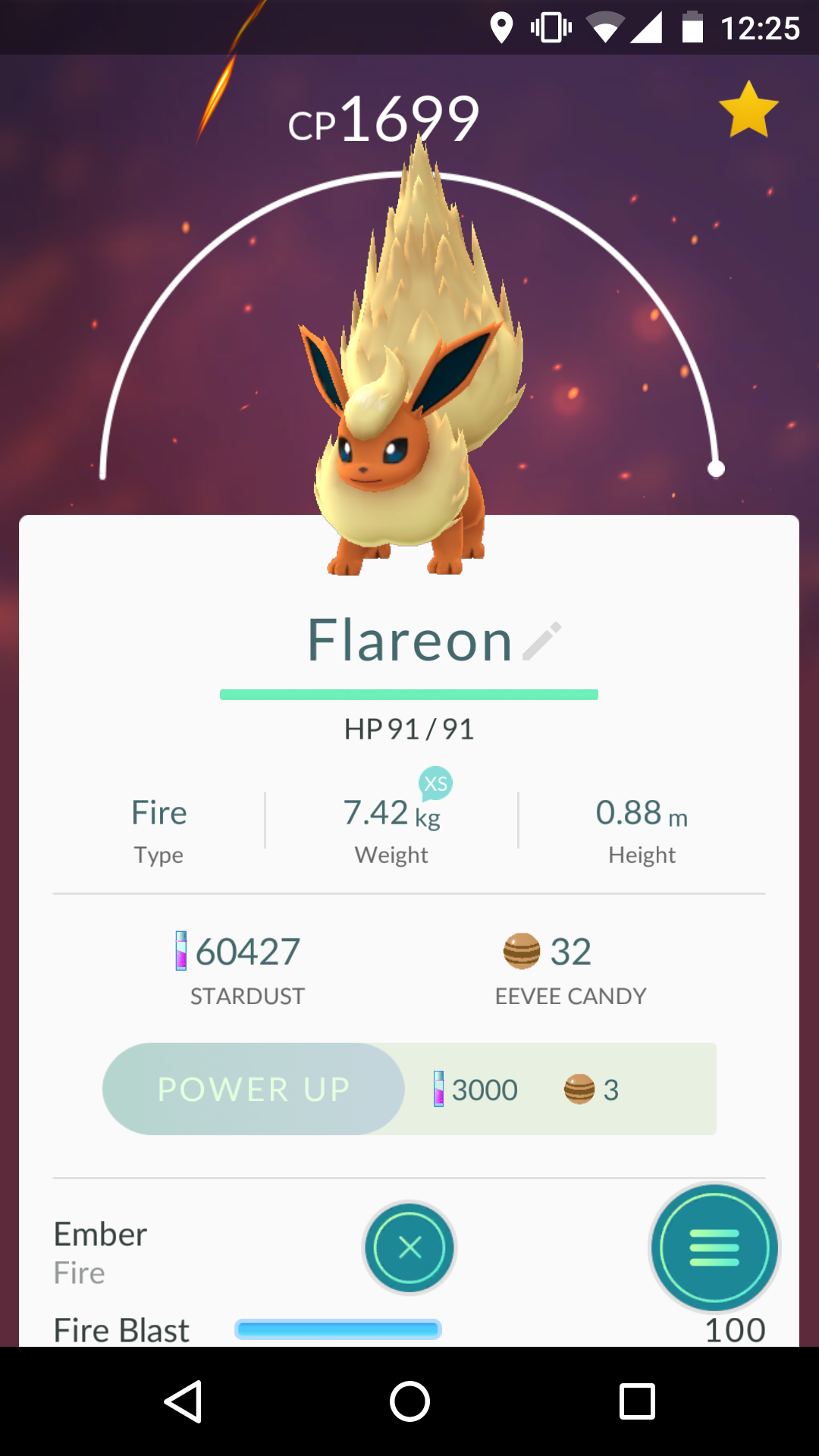 best moveset flareon pokemon go