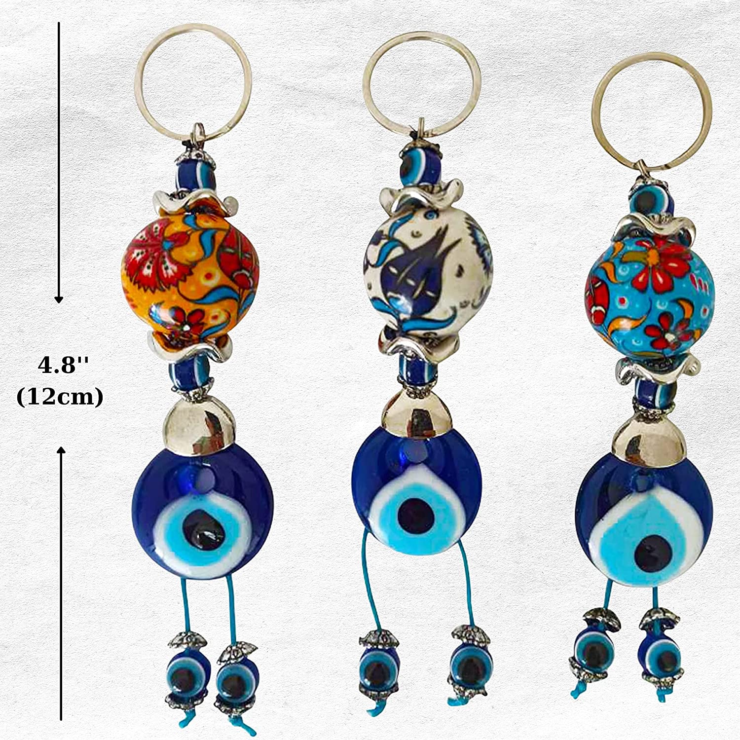 turkish eye keychain