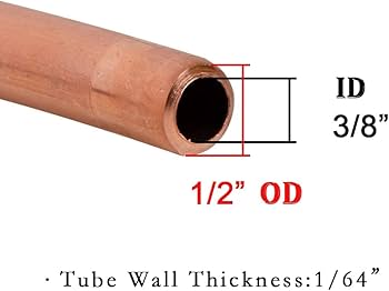copper tubing wall thickness