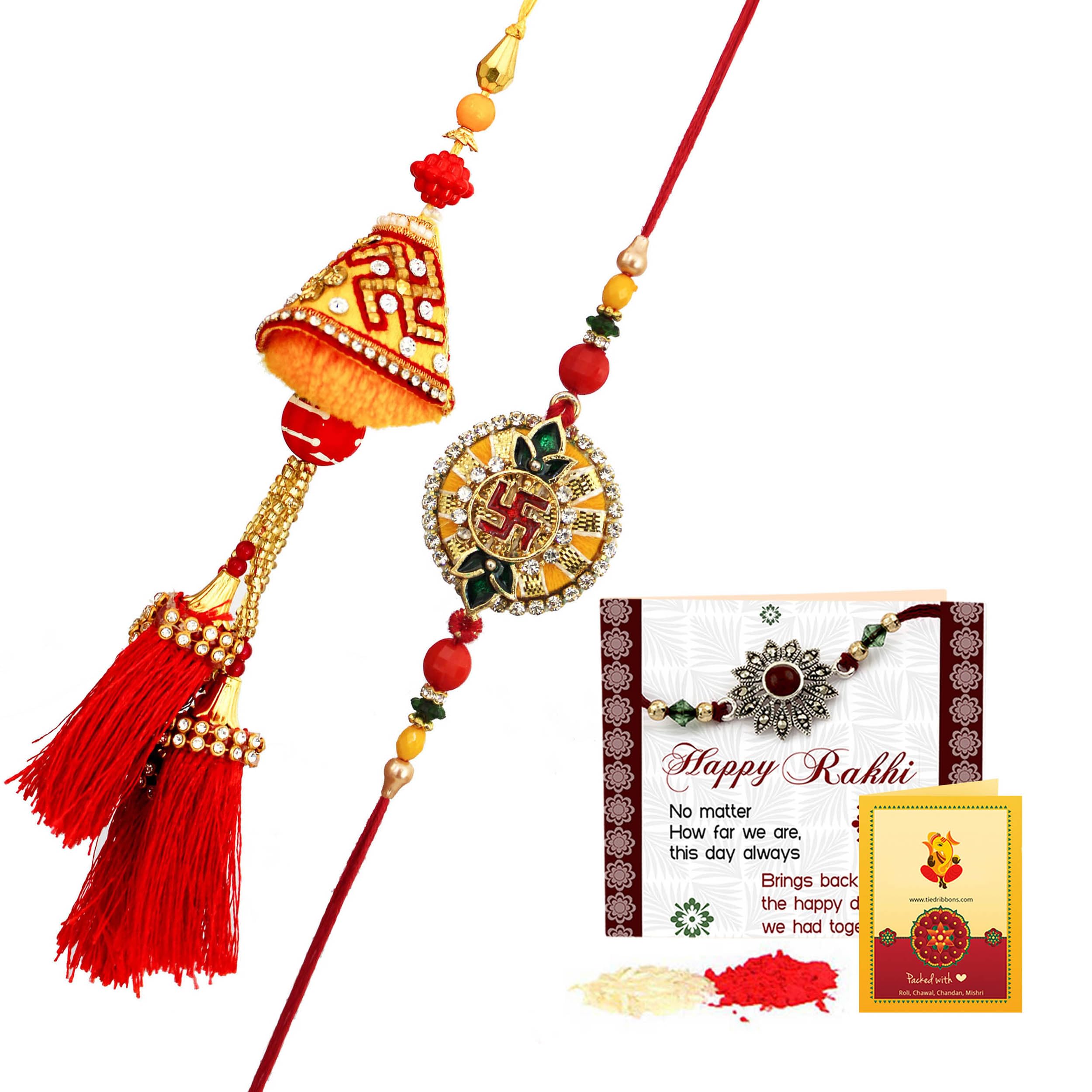 bhaiya bhabhi rakhi set