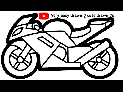 bike drawing pictures