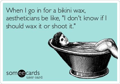 bikini wax meme