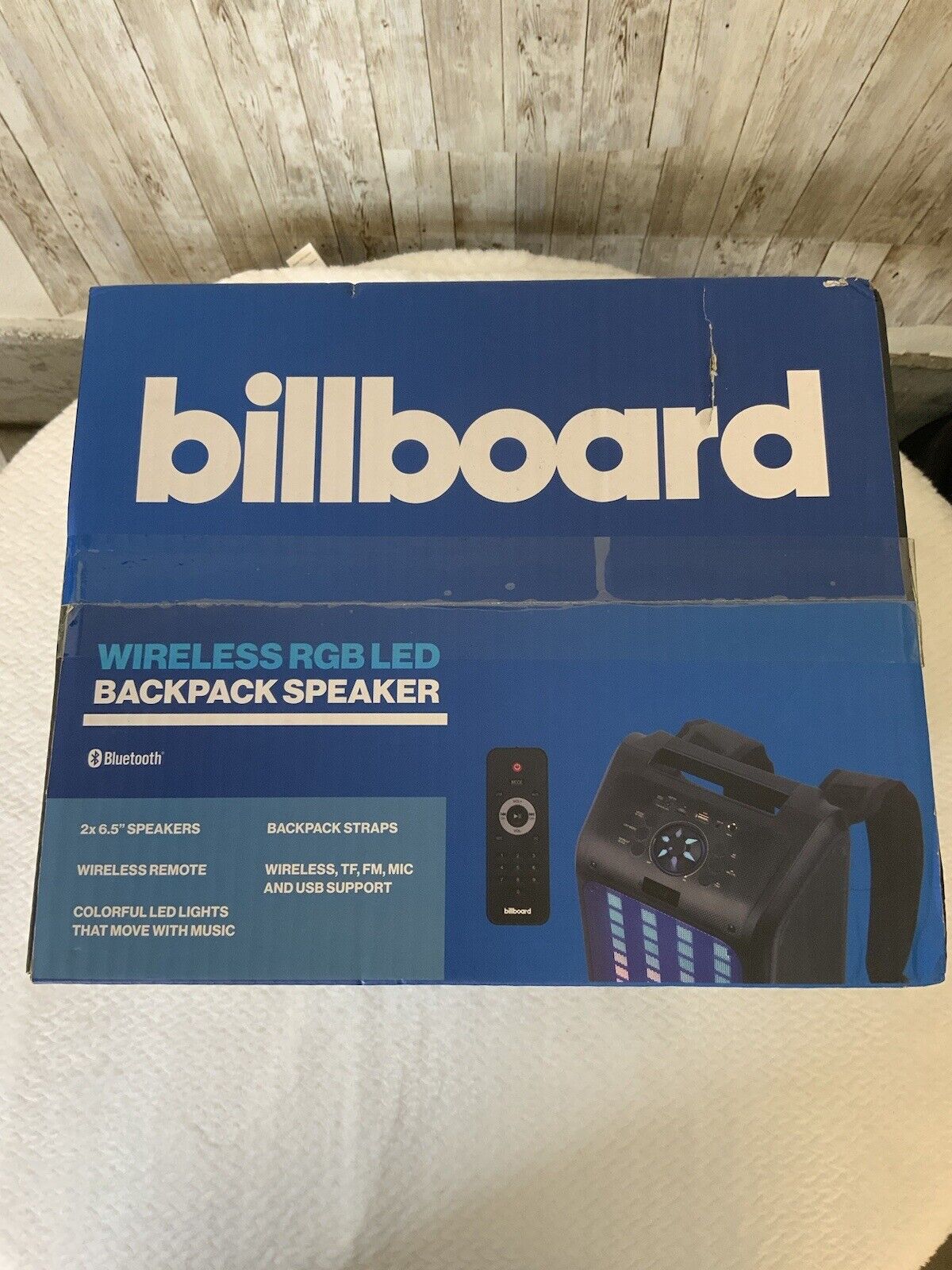 billboard backpack speaker