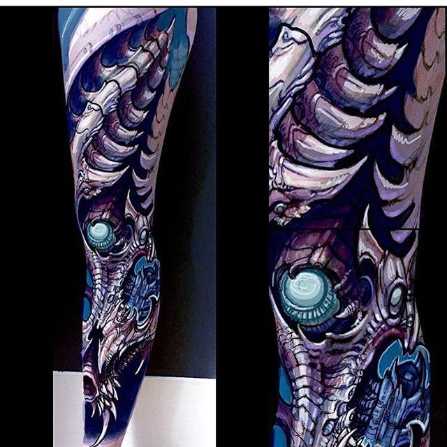 biomech tattoo