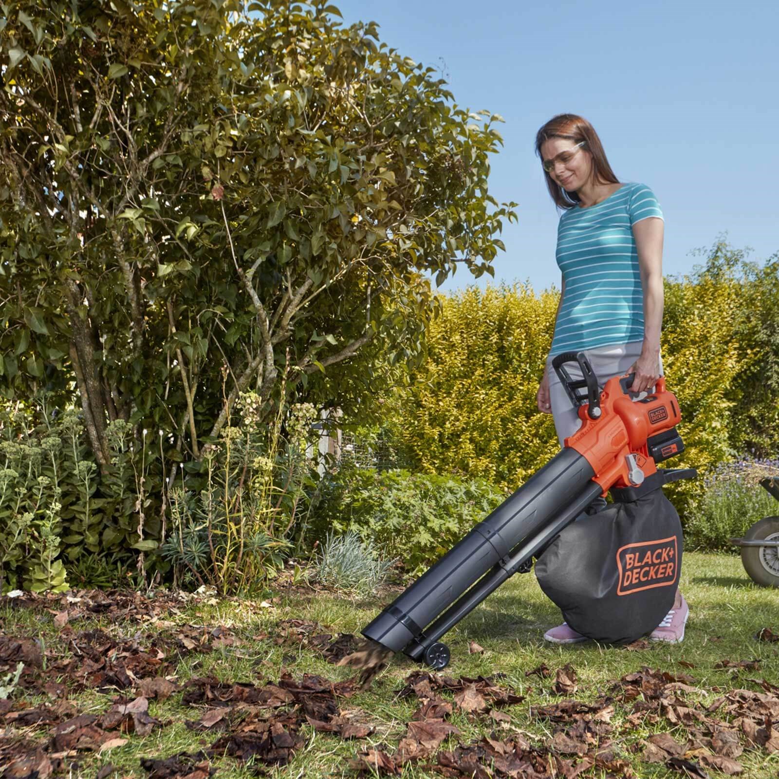 black & decker battery operated leaf blower