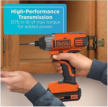 black decker impact driver