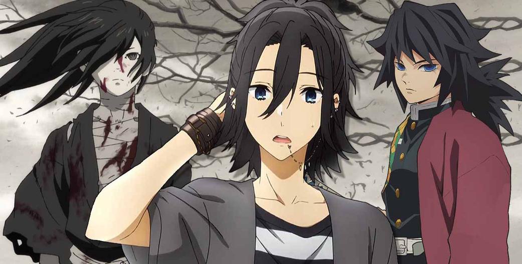 black hair anime characters