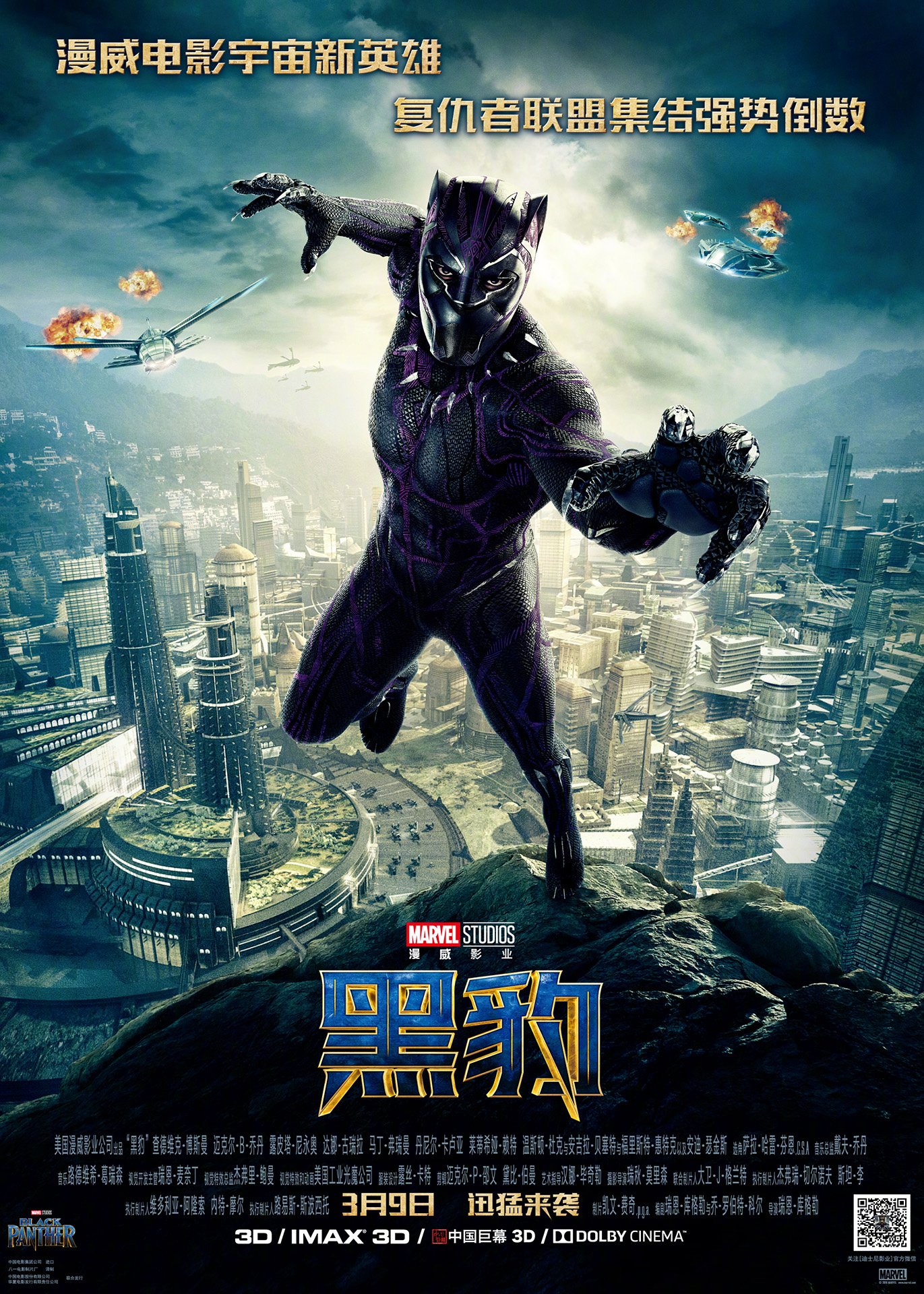black panther chinese poster