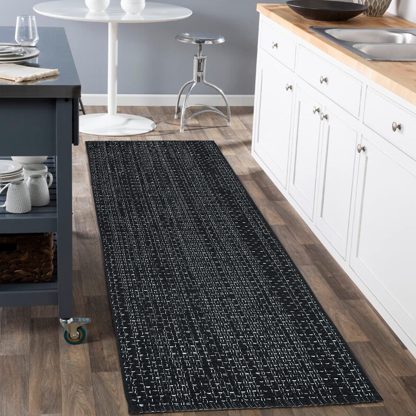 black runner rug