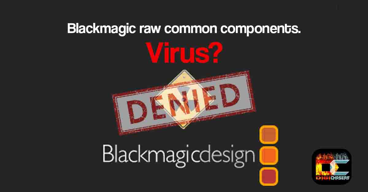 blackmagic raw common components