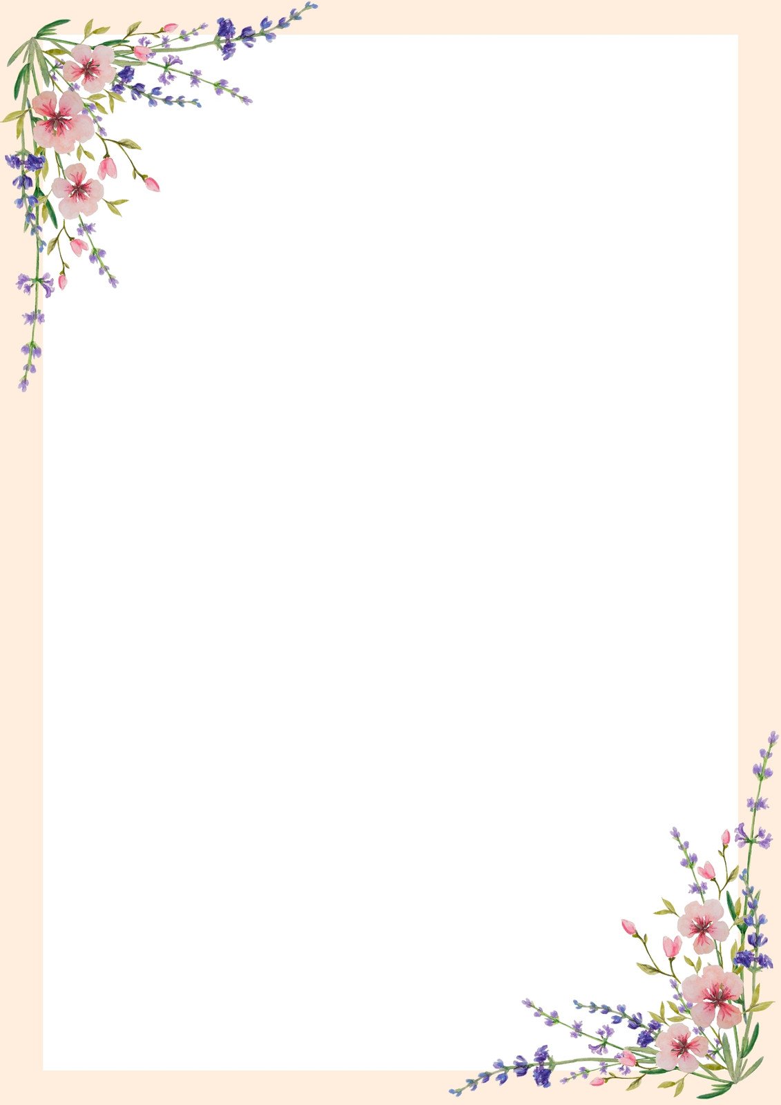 blank page border design