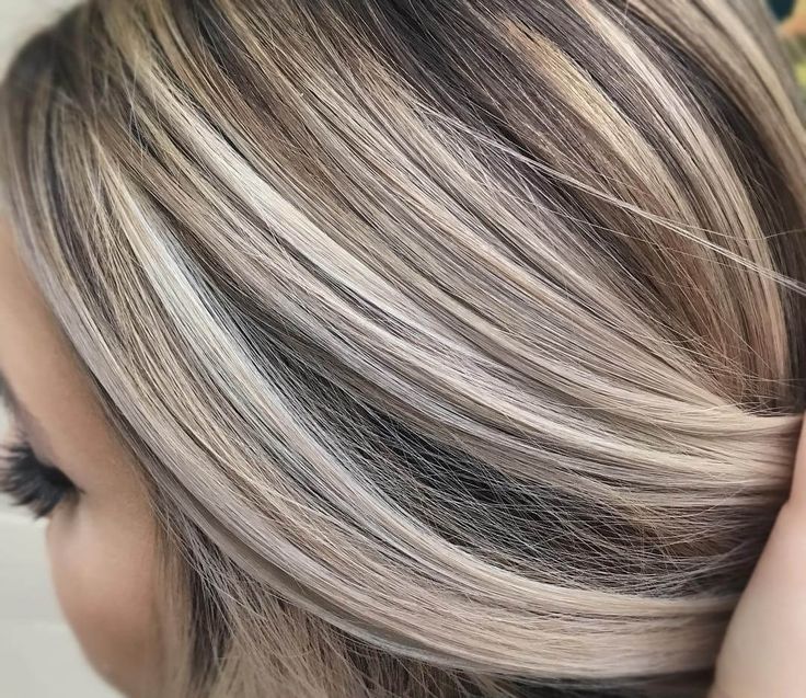 blonde and dark highlights