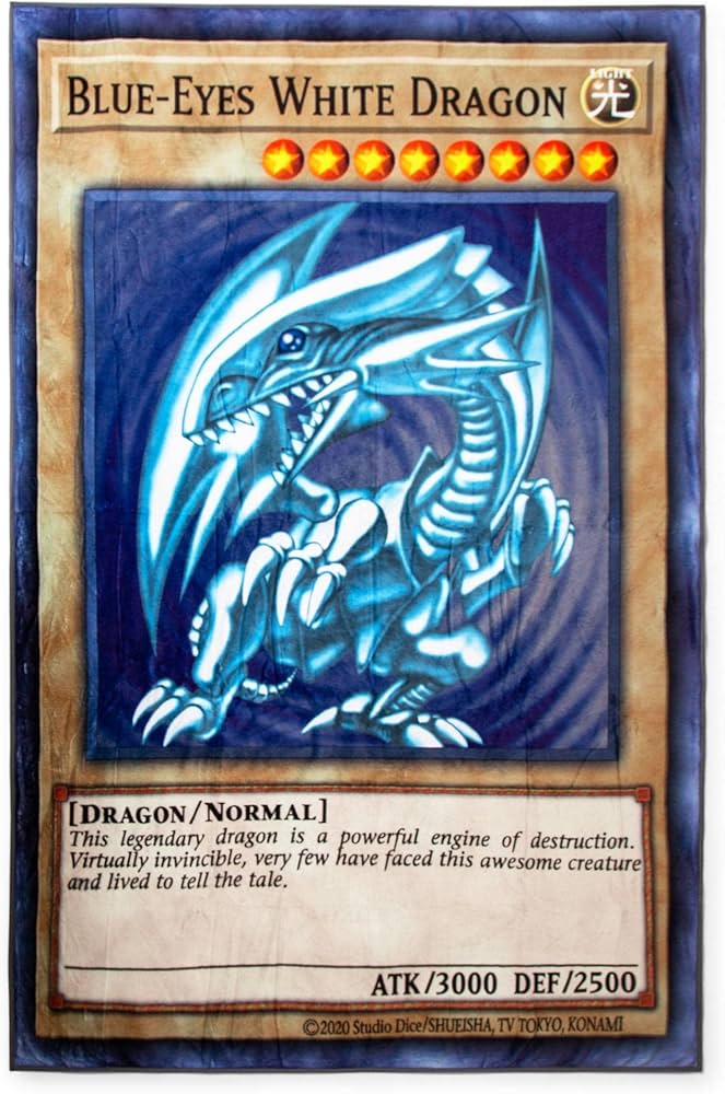 blue eyes white dragon card