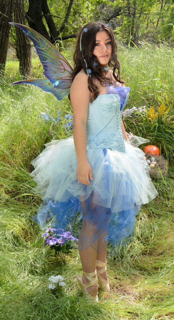 blue fairy costume