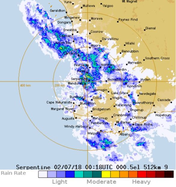 bom perth weather forecast