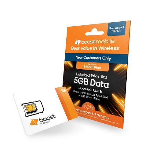 boost sim card plans