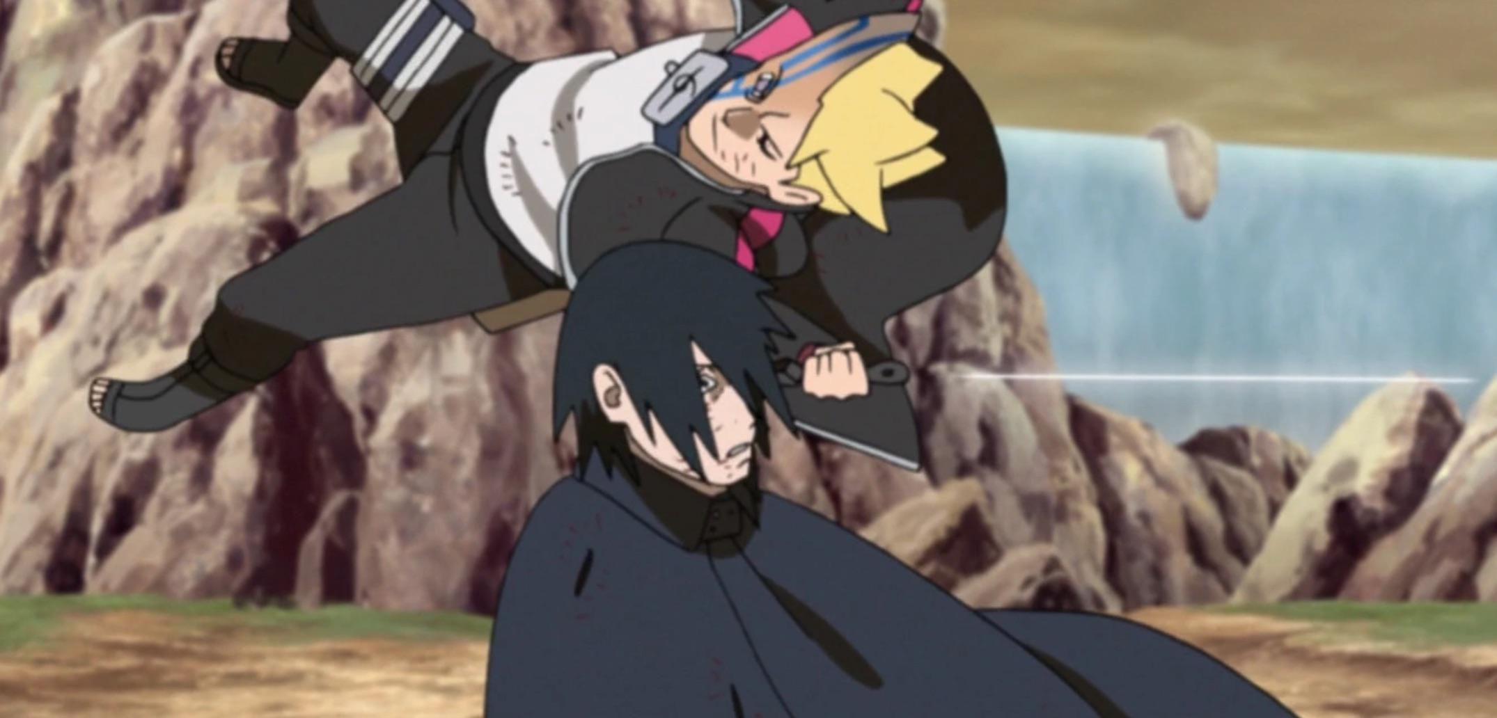 boruto meets sasuke