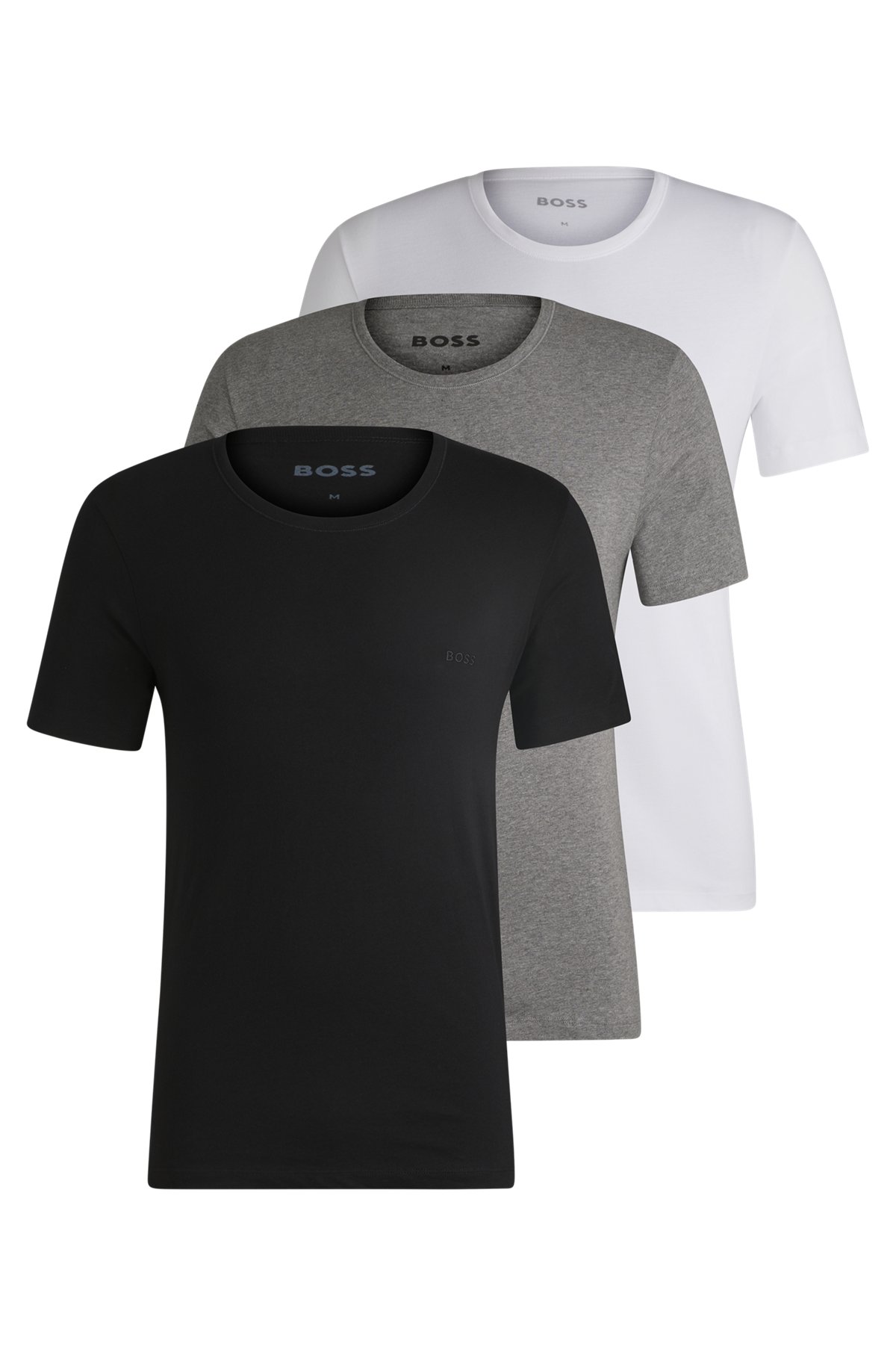 boss hugo boss t shirts three pack