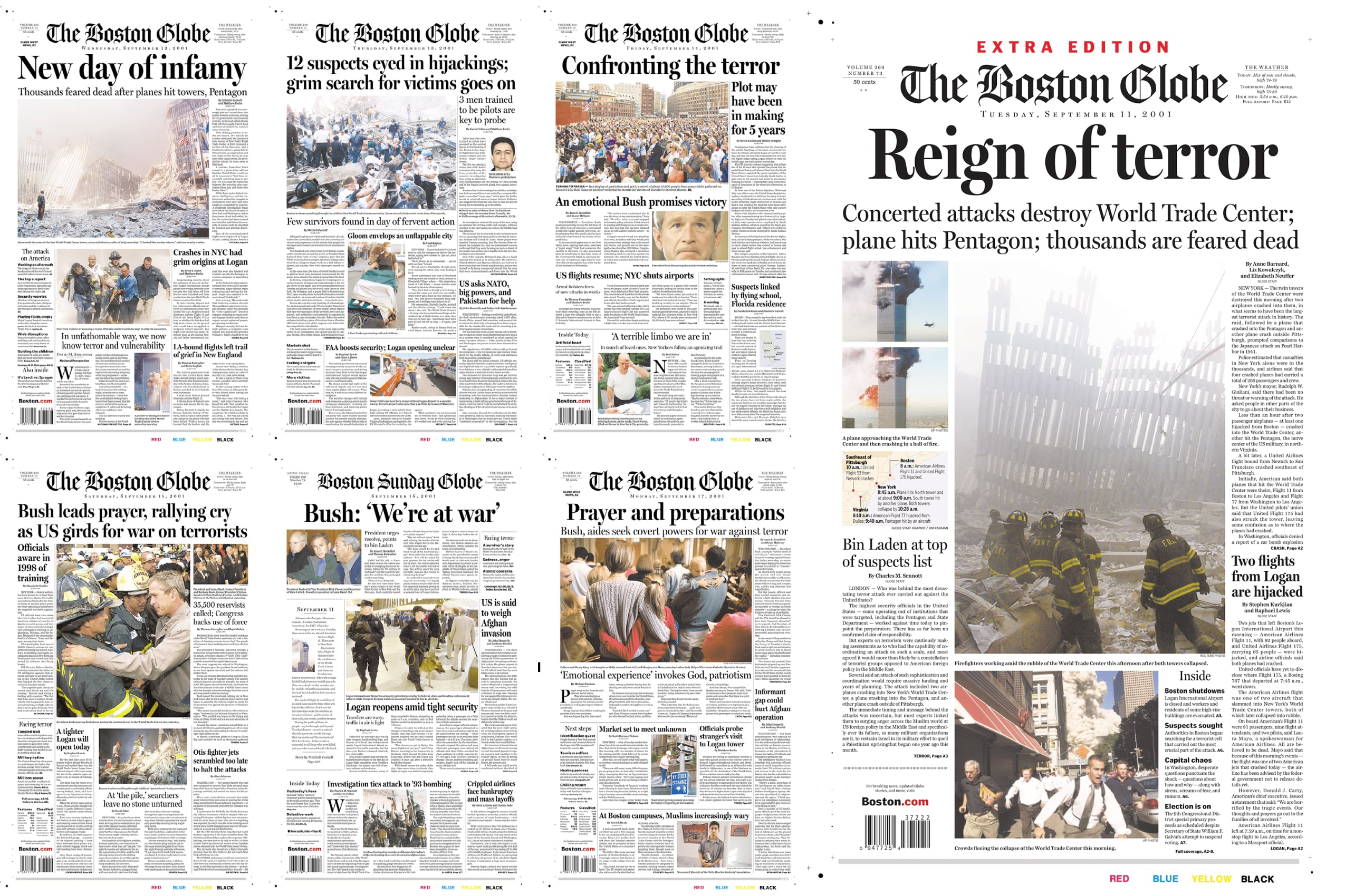 boston globe death notices today