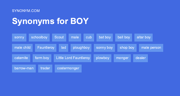 boy synonym
