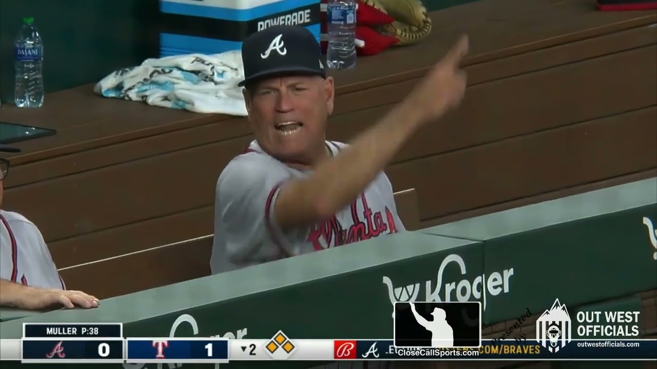 braves coach ejected