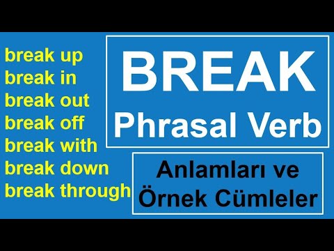 break up ile ilgili cümleler