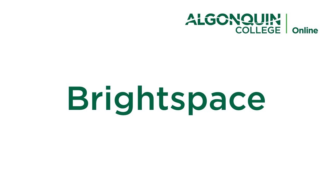 brightspace algonquin