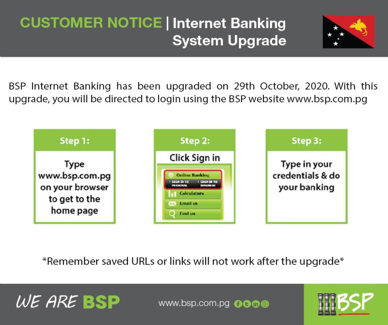 bsp online banking