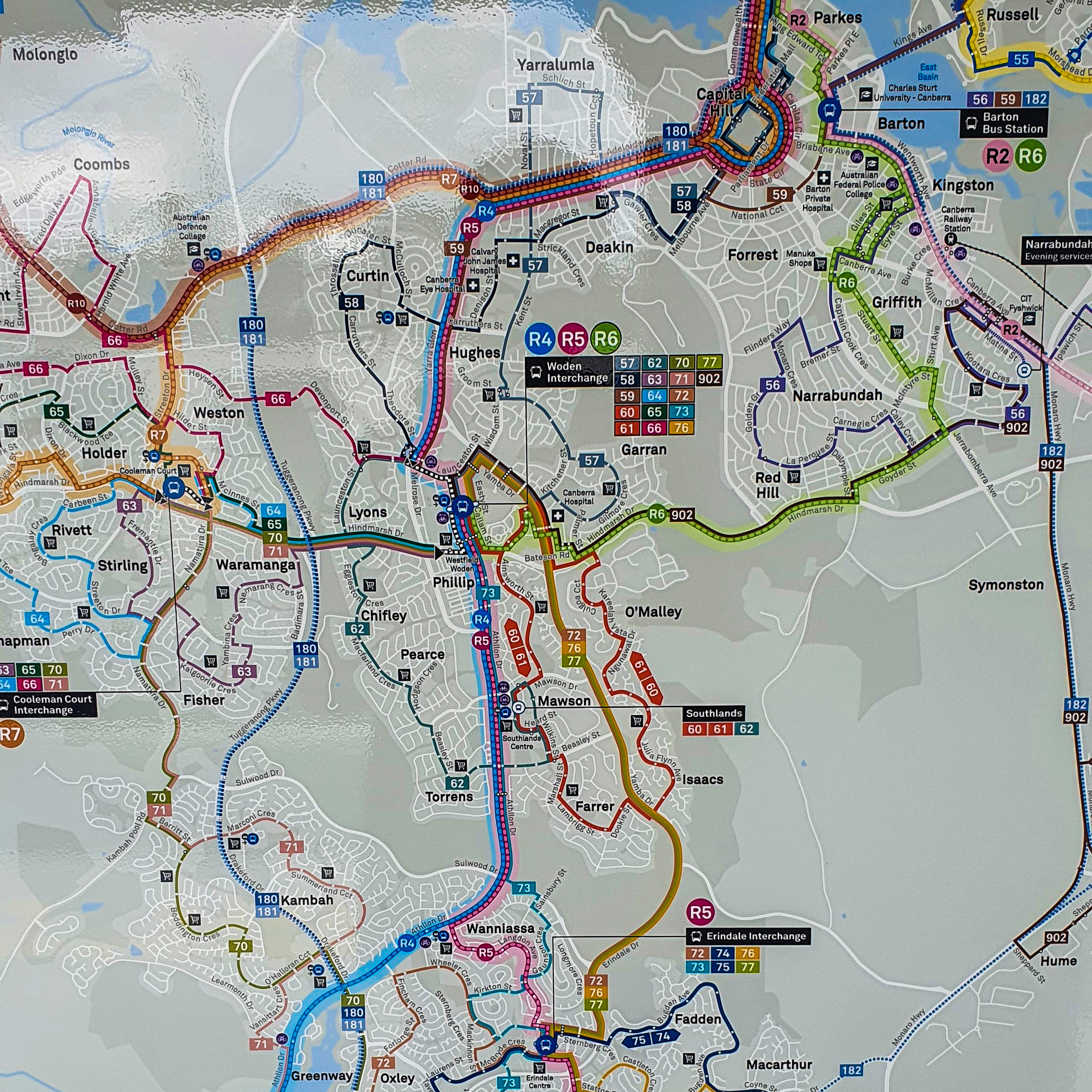 bus timetable canberra