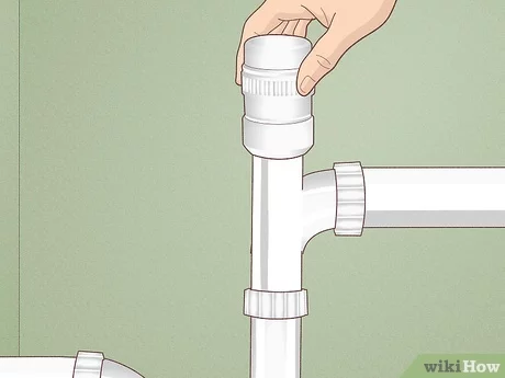 how to vent washing machine drain