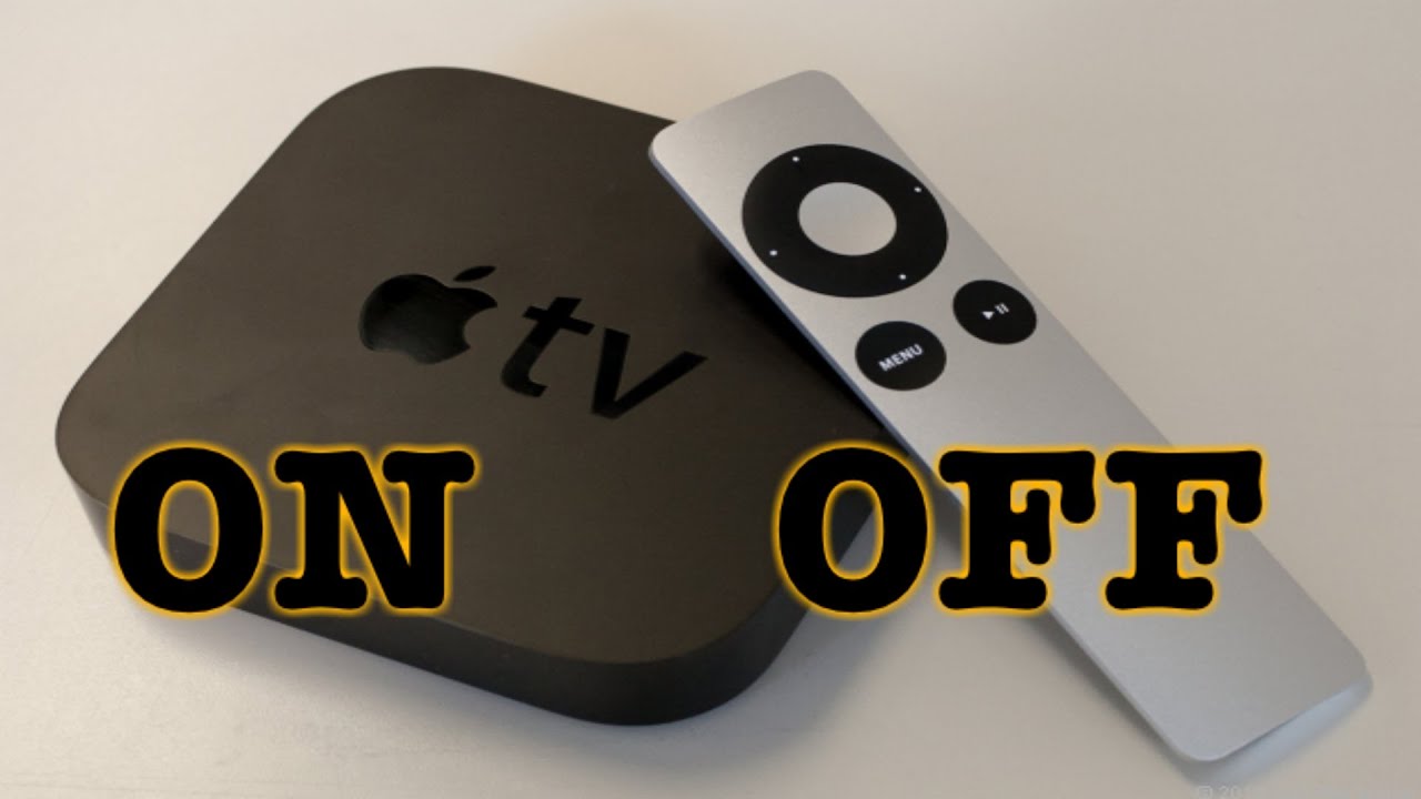 how do you turn on apple tv