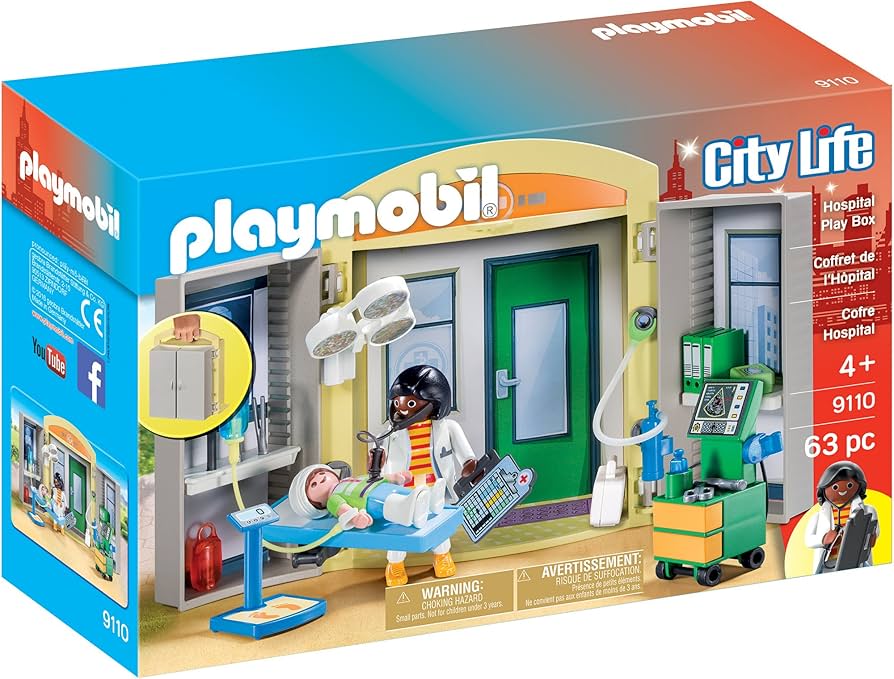 playmobil city life hospital