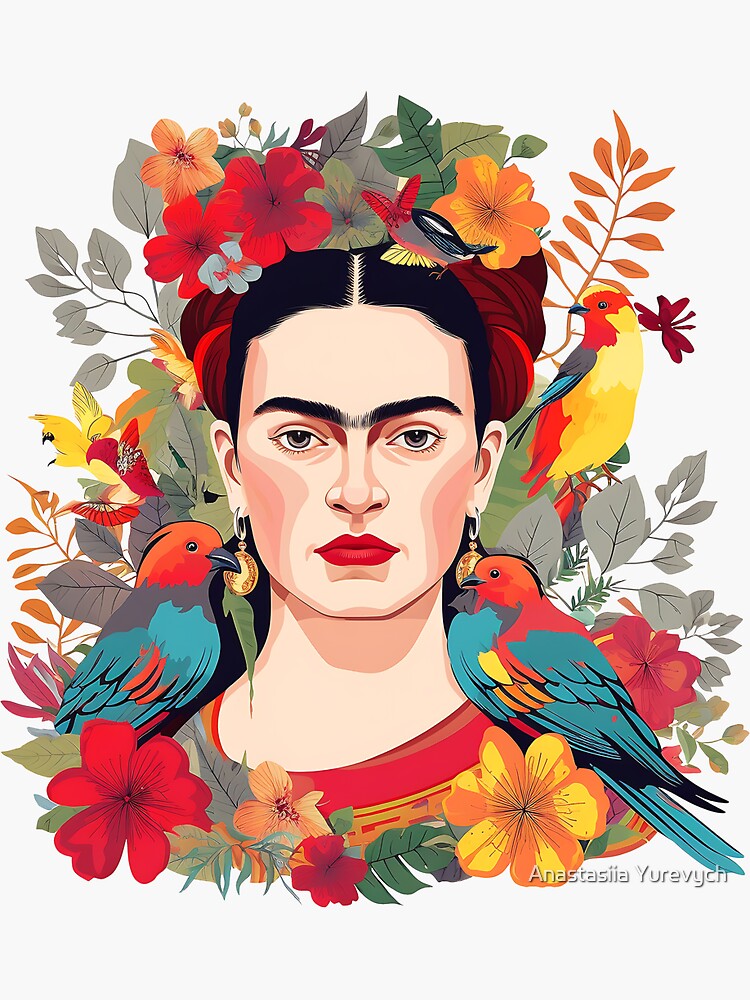 dibujo de frida khalo