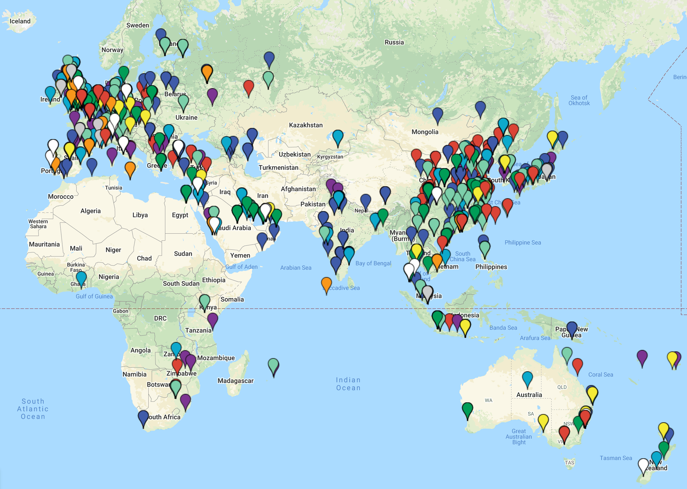 map of ihg hotels