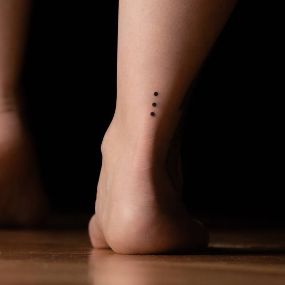 meaning 3 dots tattoo