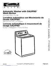 manual de lavadora kenmore modelo 110