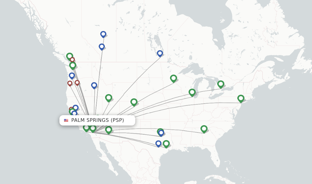 direct flights from vancouver to palm springs