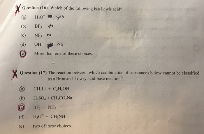 which of the following is a lewis base