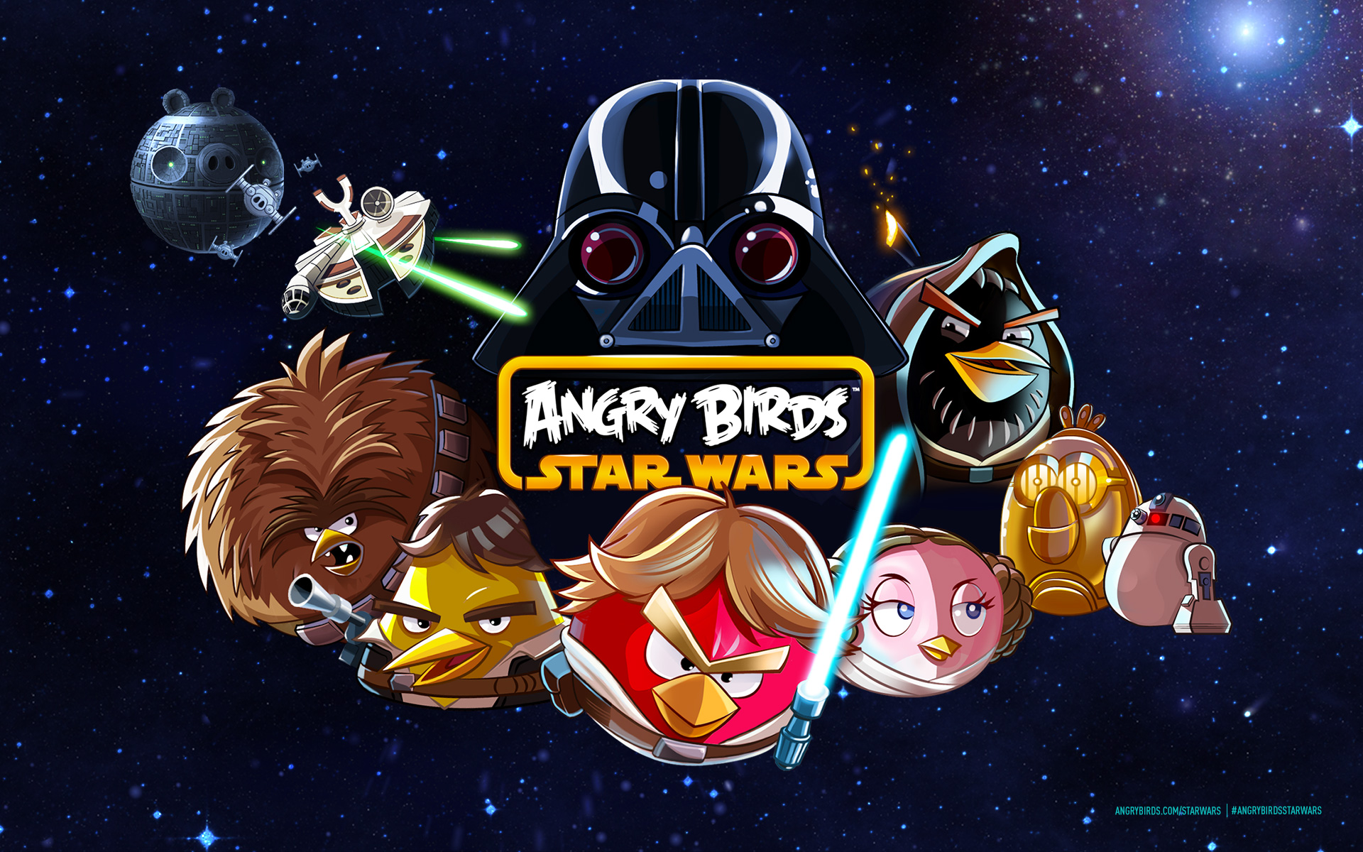 angry birds star wars invitation