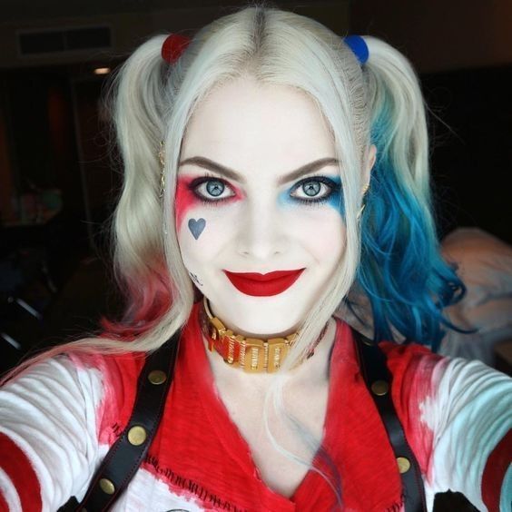 como pintarse de harley quinn