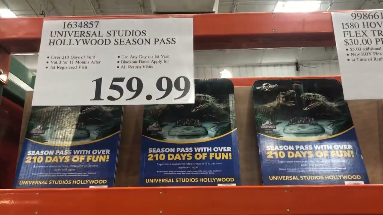 universal studios hollywood costco annual pass