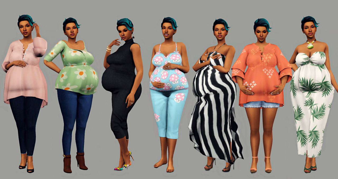 sims 4 pregnancy outfits