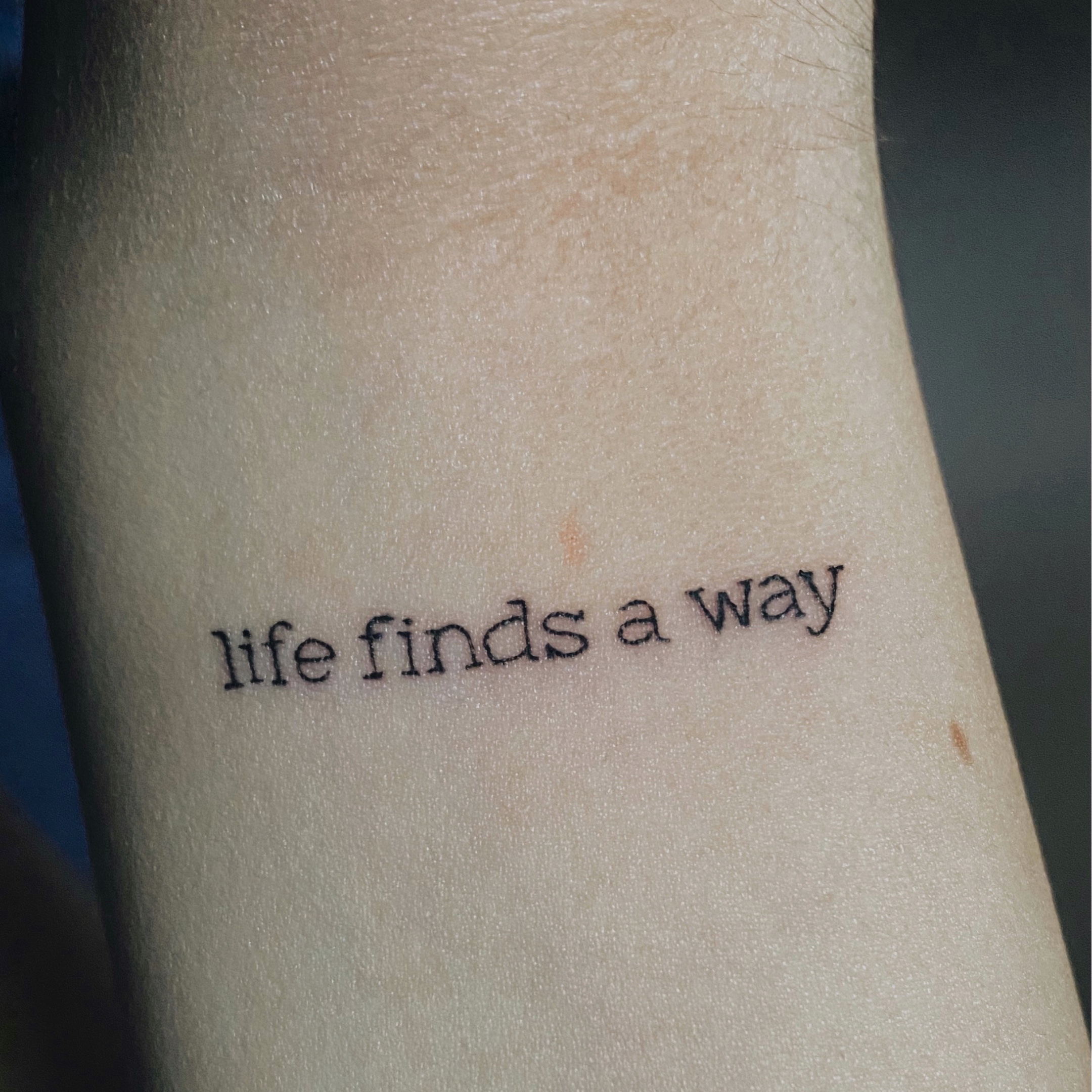 life finds a way tattoo