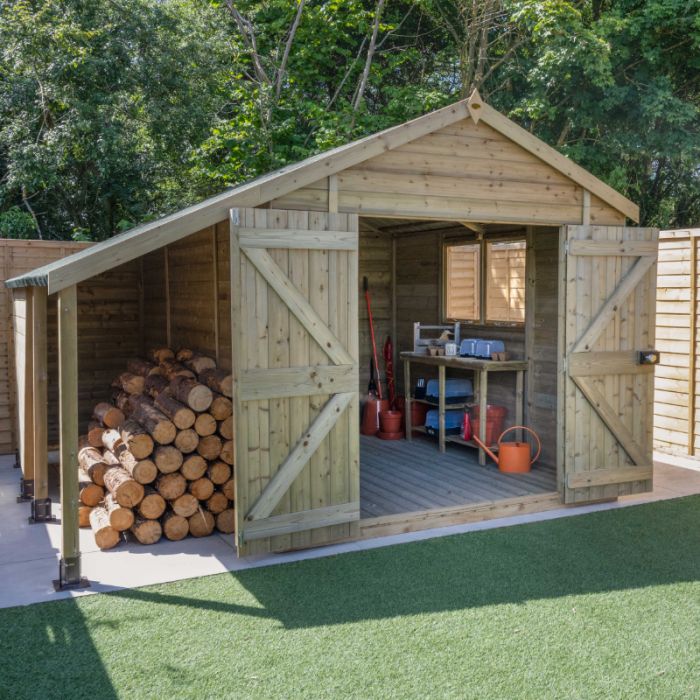 8x10 wood shed