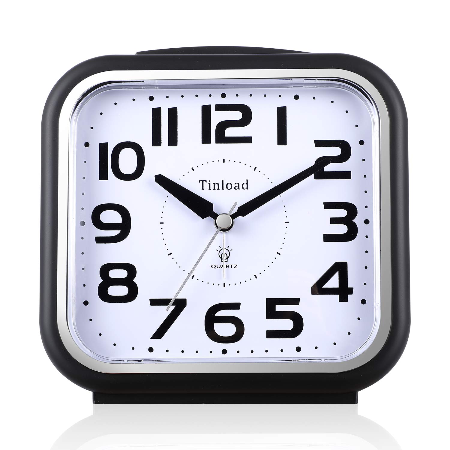 silent analog alarm clock