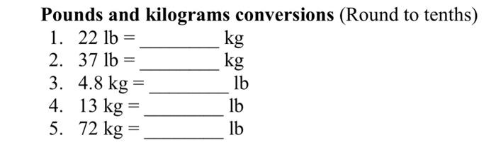 4.8 kilos in pounds